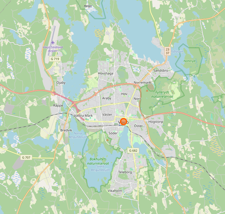 mäta luftkvalitet växjö och hela Kronobergs län